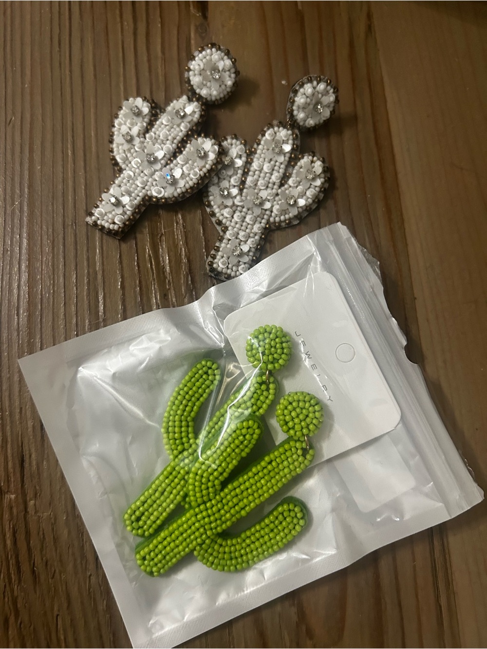 Cactus earrings 2 sets bundle